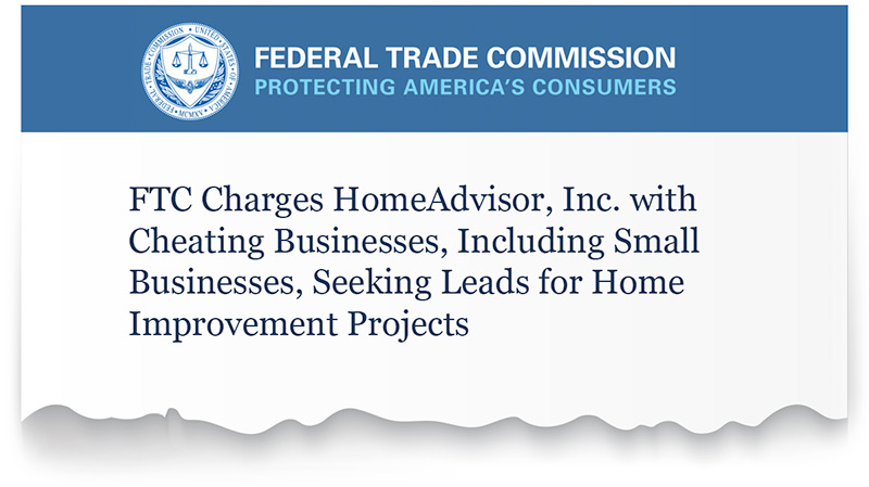 FTC HomeAdvisor Complaint