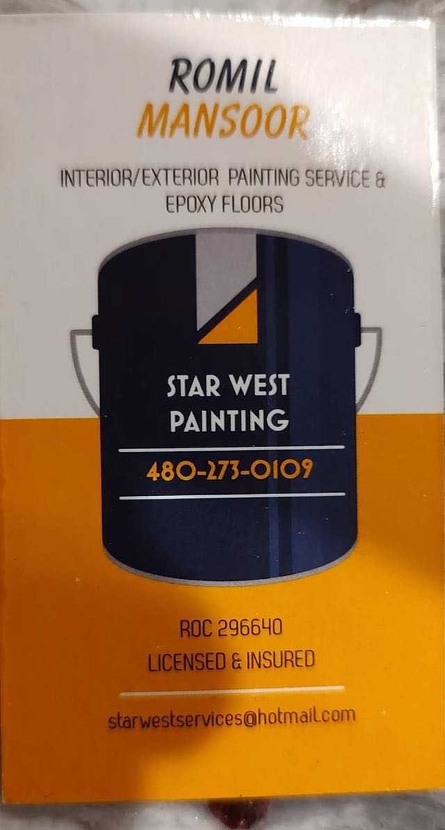 Painter Business Card Ideas