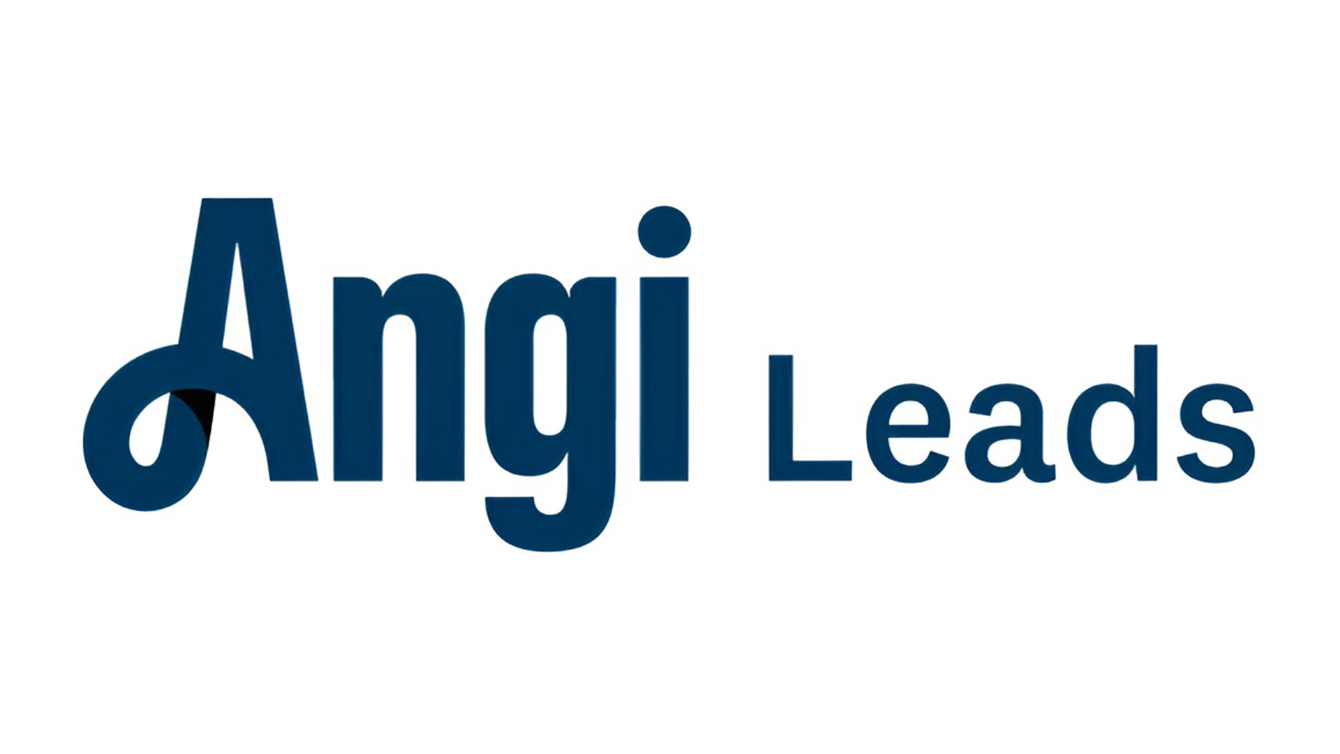 Angi Leads for Painter Lead Generation The Angi Leads logo in dark blue text, a platform for connecting painters with potential clients.