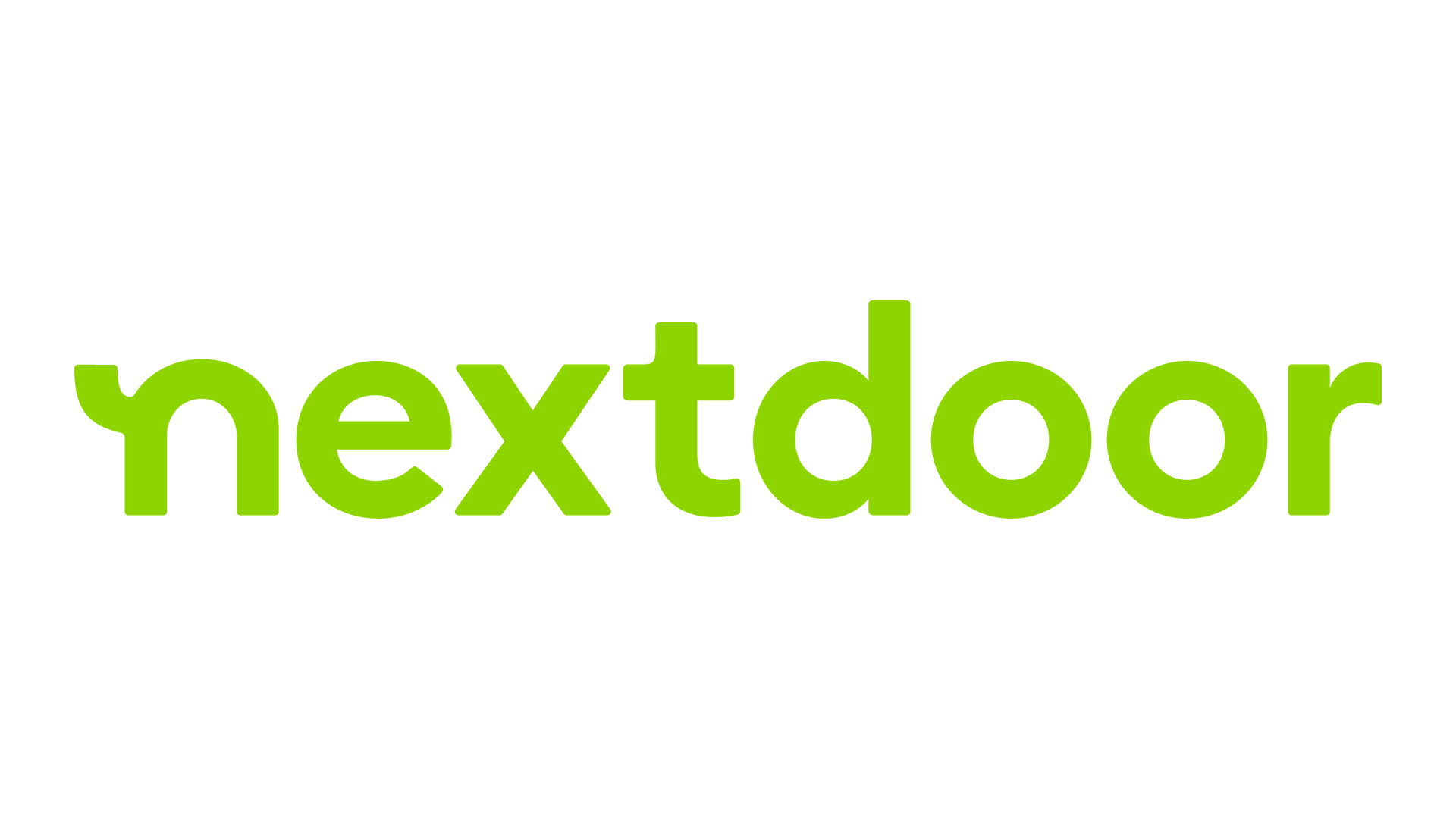 Nextdoor for Local Painting Leads The bright green Nextdoor logo, representing a neighborhood social networking service for local leads.