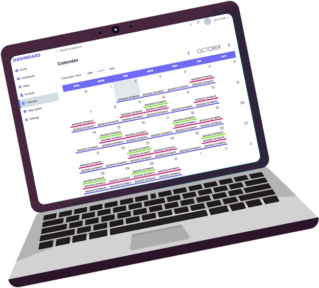 Booked Estimate Calendar Booked Estimate Calendar