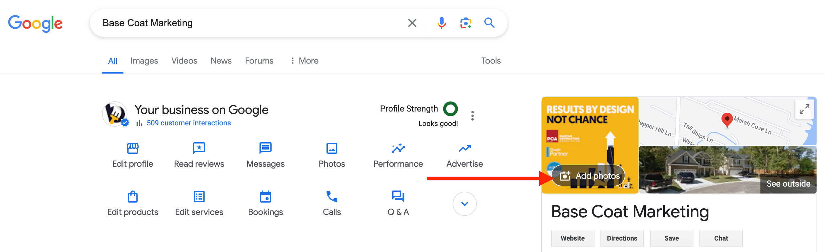 Google Business Profile Image Upload