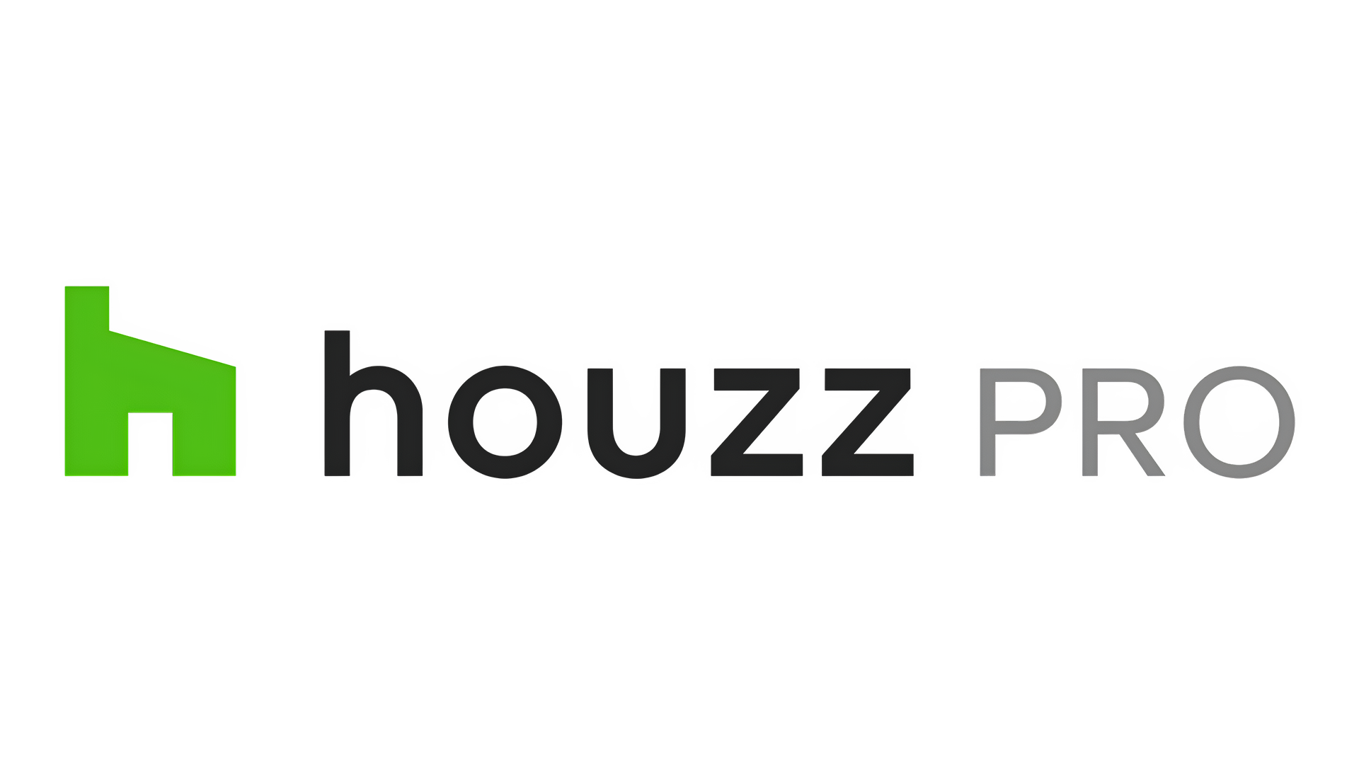 Houzz Pro for Painting Contractor Marketing The Houzz Pro logo, featuring a green house icon and 'houzz PRO' text, for home service professionals.